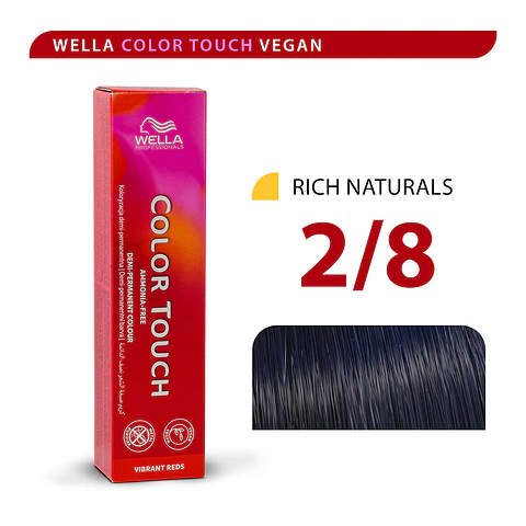 Wella Color Touch 2/8 Negro Azulado 60ml
