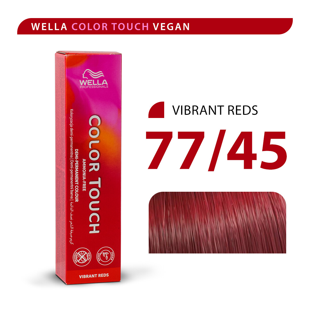Wella Color Touch 77/45 Rubio Medio Intenso Rojo Caoba 60ml 1