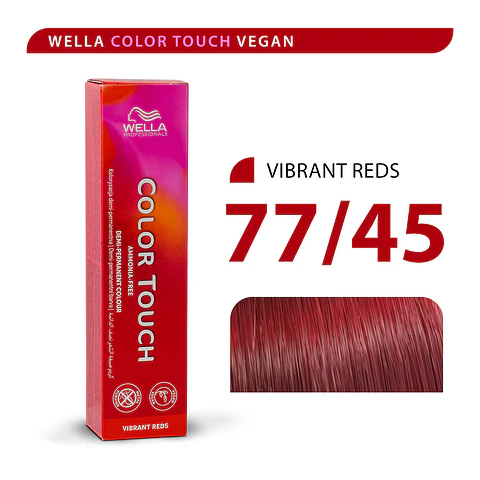 Wella Color Touch 77/45 Rubio Medio Intenso Rojo Caoba 60ml