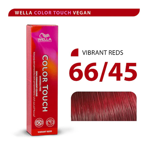 Wella Color Touch 66/45 Rubio Oscuro Intenso Rojo Caoba 60ml