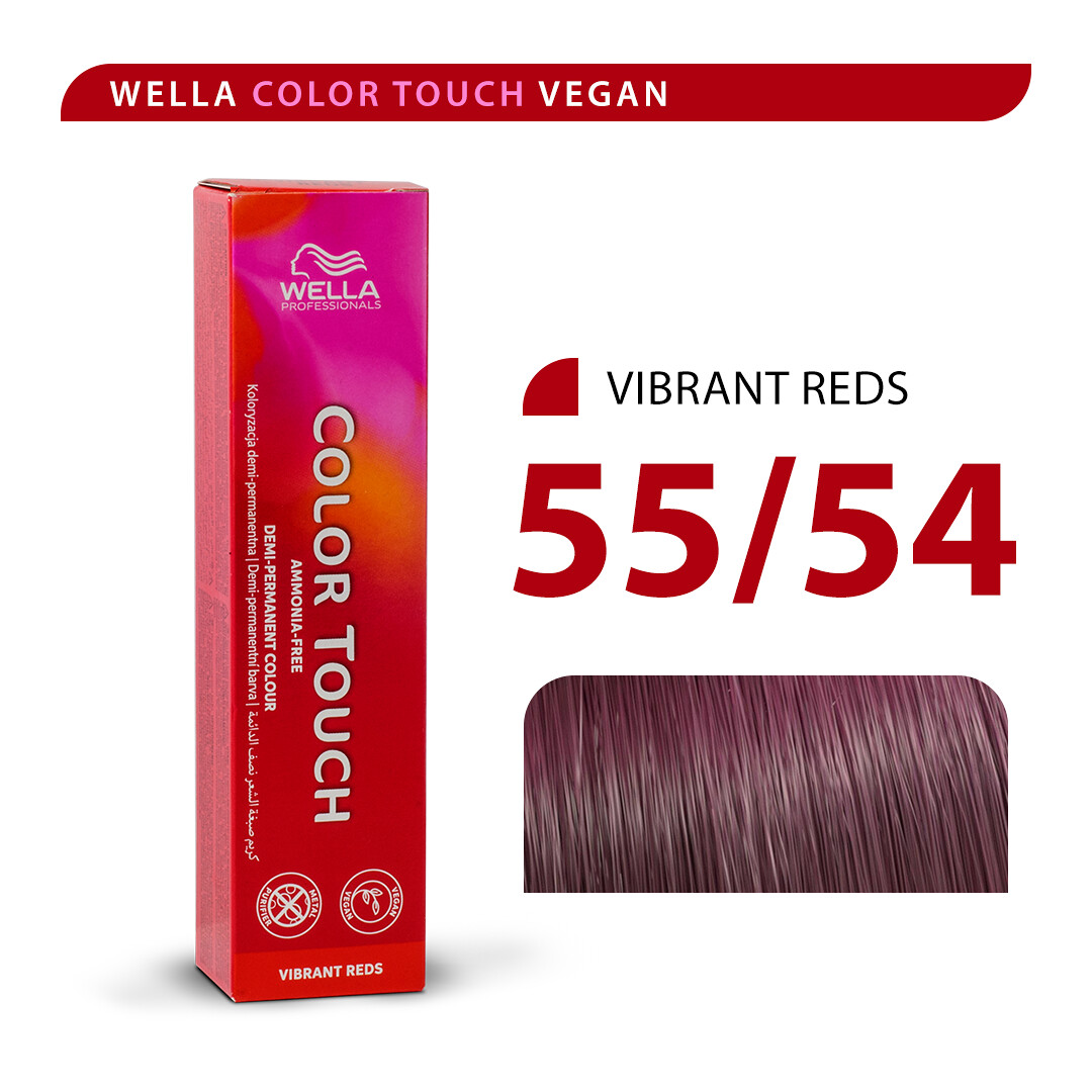 Wella Color Touch 55/54 Castaño Claro Intenso Caoba Rojizo 60ml 1