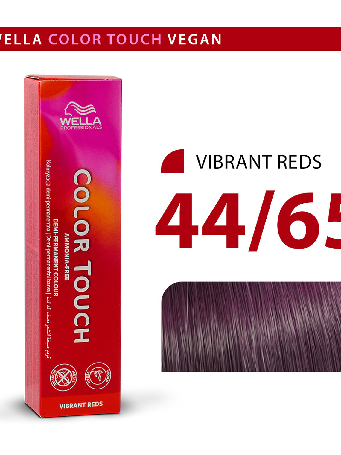 Wella Color Touch 44/65 Castaño Medio Intenso Violeta Caoba 60ml 1