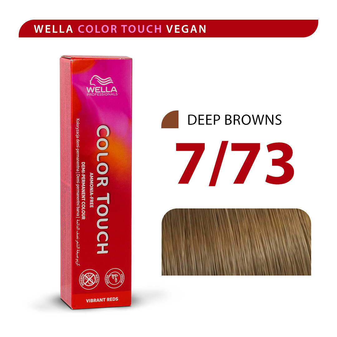 Wella Color Touch 7/73 Rubio Medio Marrón Dorado 60ml 1