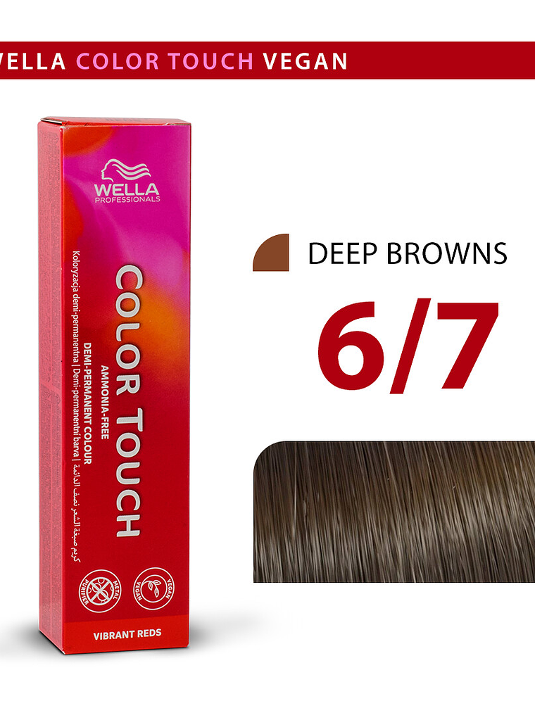 Wella Color Touch 6/7 Rubio Oscuro Marrón 60ml 1