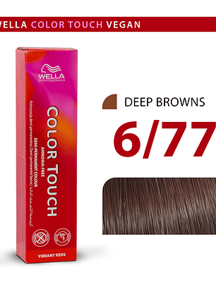 Wella Color Touch 6/77 Rubio Oscuro Marrón Intenso 60ml