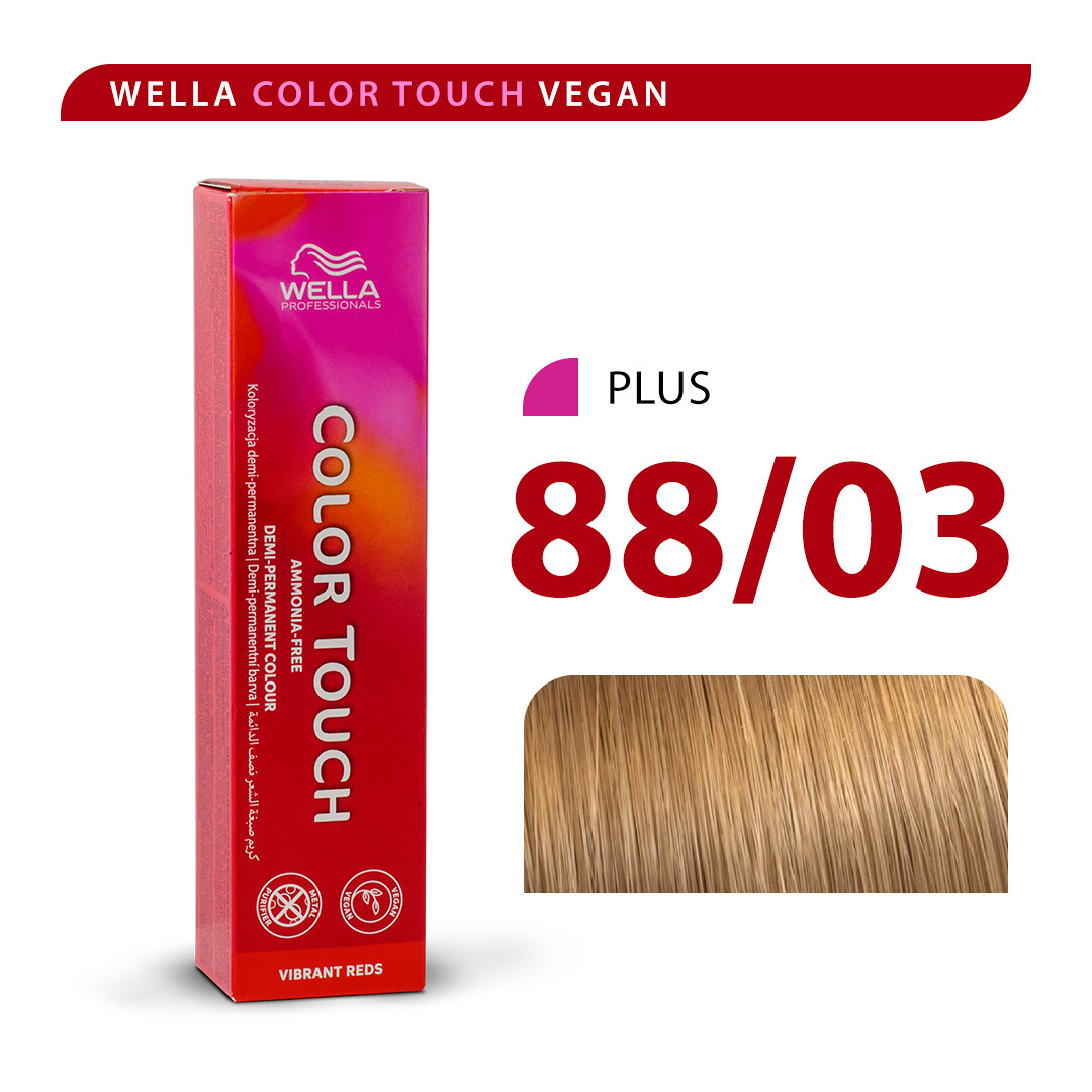 Wella Color Touch 88/03 Rubio Claro Intenso Natural Dorado 60ml 1