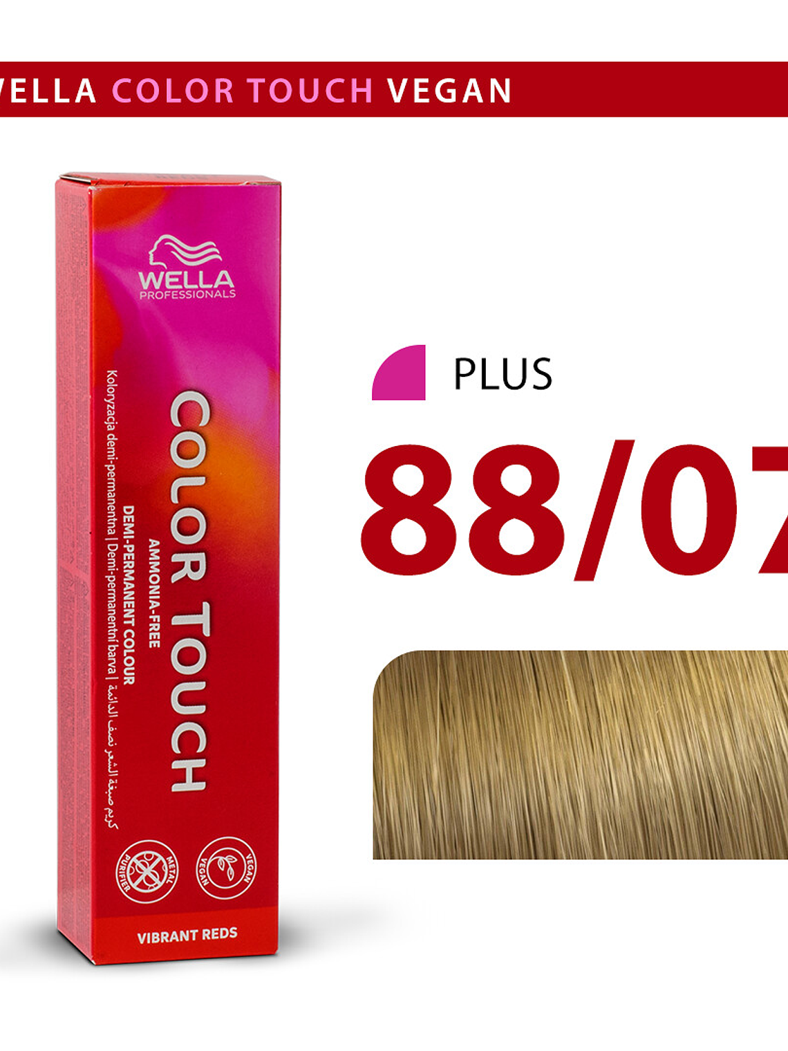 Wella Color Touch 88/07 Rubio Claro Intenso Natural Marrón 60ml 1