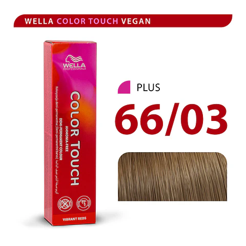 Wella Color Touch 66/03 Rubio Oscuro Intenso Natural Dorado 60ml