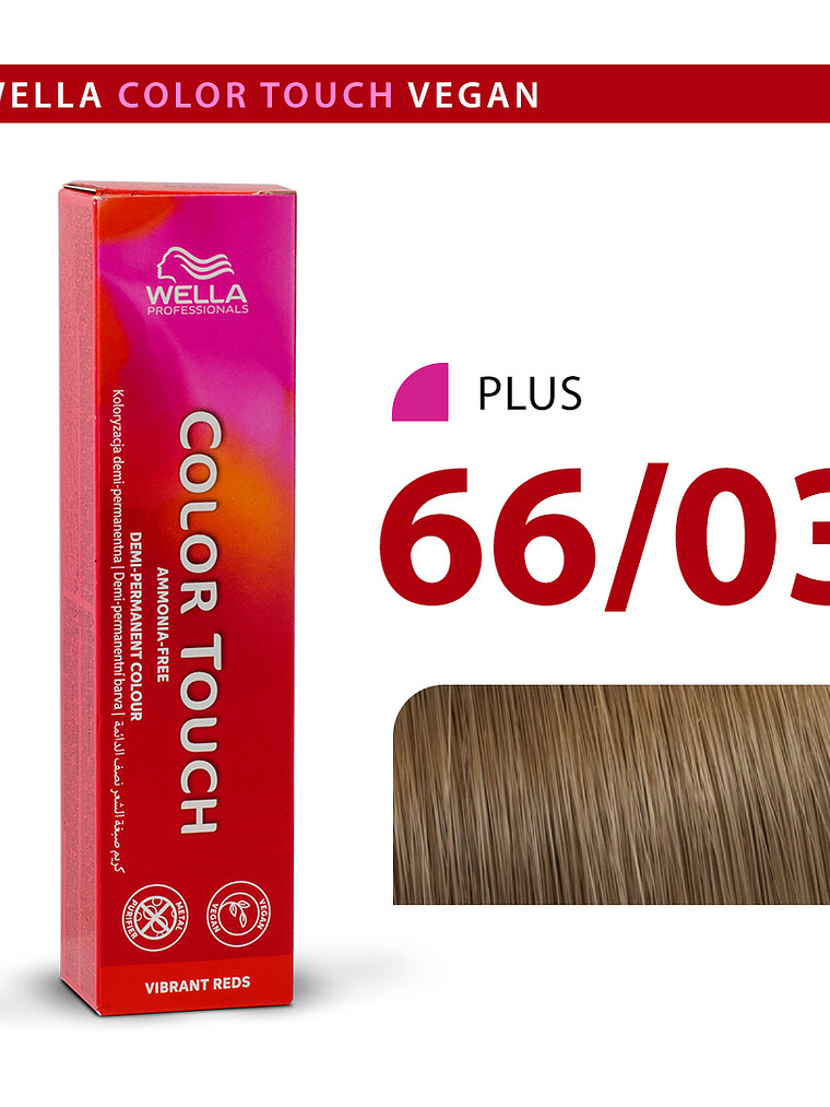Wella Color Touch 66/03 Rubio Oscuro Intenso Natural Dorado 60ml 1