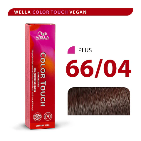 Wella Color Touch 66/04 Rubio Oscuro Intenso Natural Cobrizo 60ml