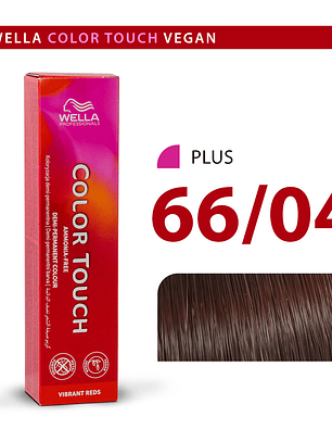 Wella Color Touch 66/04 Rubio Oscuro Intenso Natural Cobrizo 60ml