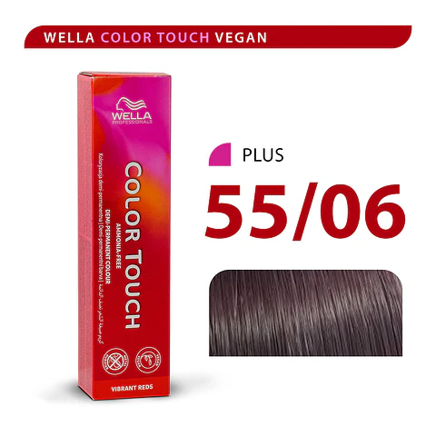 Wella Color Touch 55/06 Castaño Claro Intenso Natural Violeta 60ml