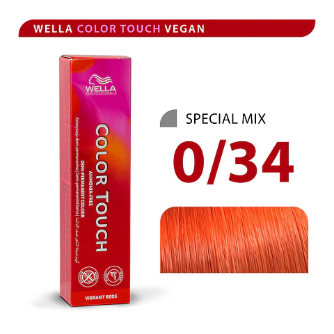 Wella Color Touch 0/34 Dorado Cobrizo 60ml