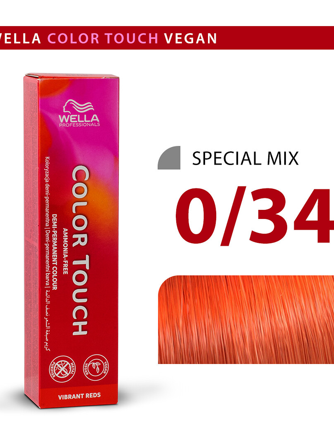 Wella Color Touch 0/34 Dorado Cobrizo 60ml 1