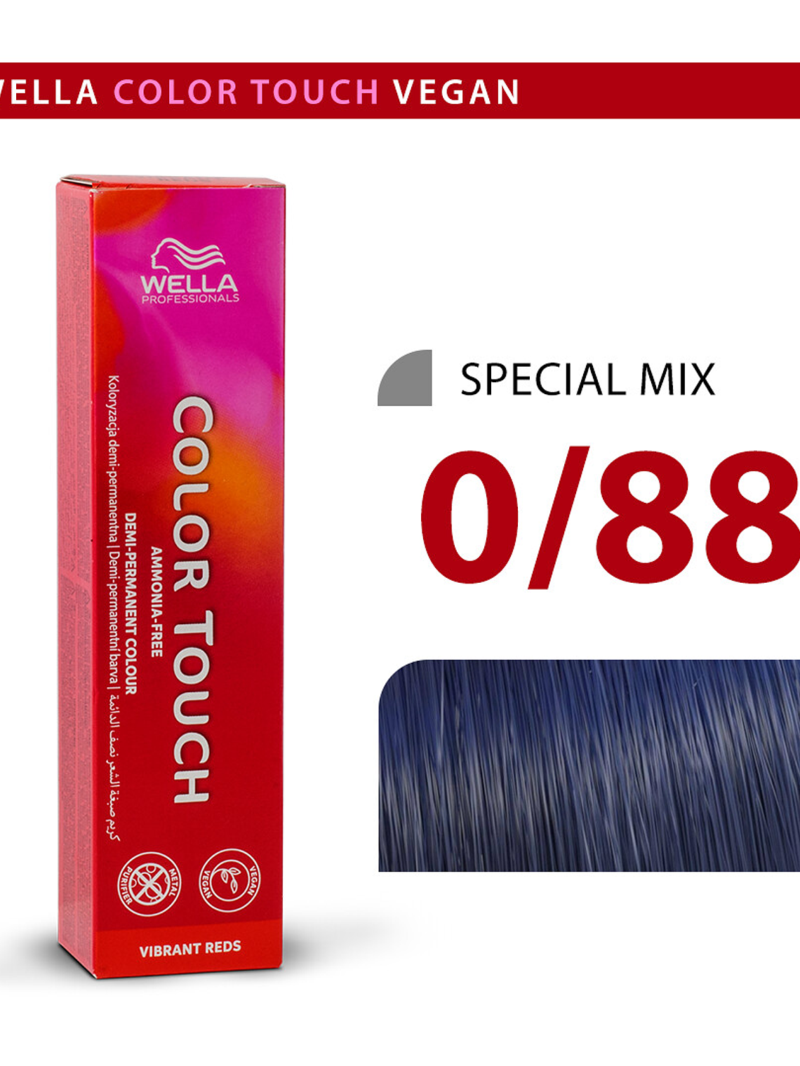 Wella Color Touch 0/88 Azul Intenso 60ml 1