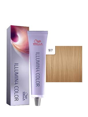 Wella Illumina Color 9/7 Rubio Extra Claro Marrón 60ml