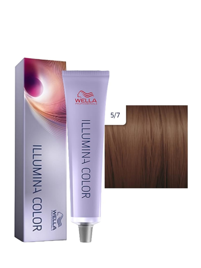 Wella Illumina Color 5/7 Castaño Claro Marrón 60ml 1