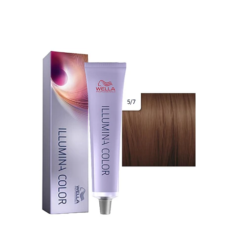 Wella Illumina Color 5/35 Castaño Claro Dorado Caoba 60ml
