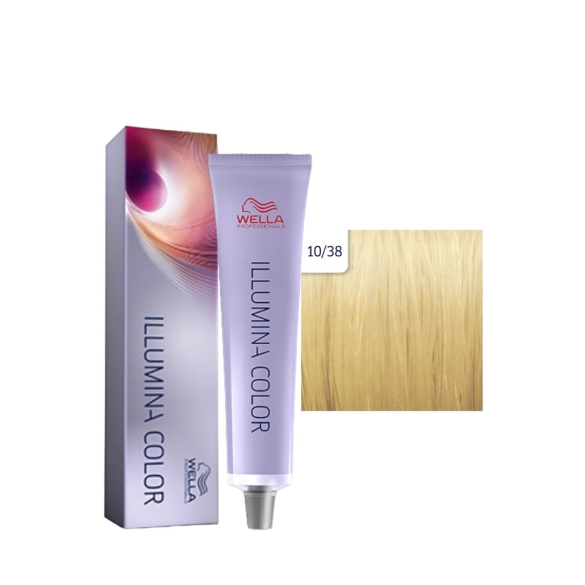 Wella Illumina Color 10/38 Rubio Ultra Claro Dorado Perla 60ml 1