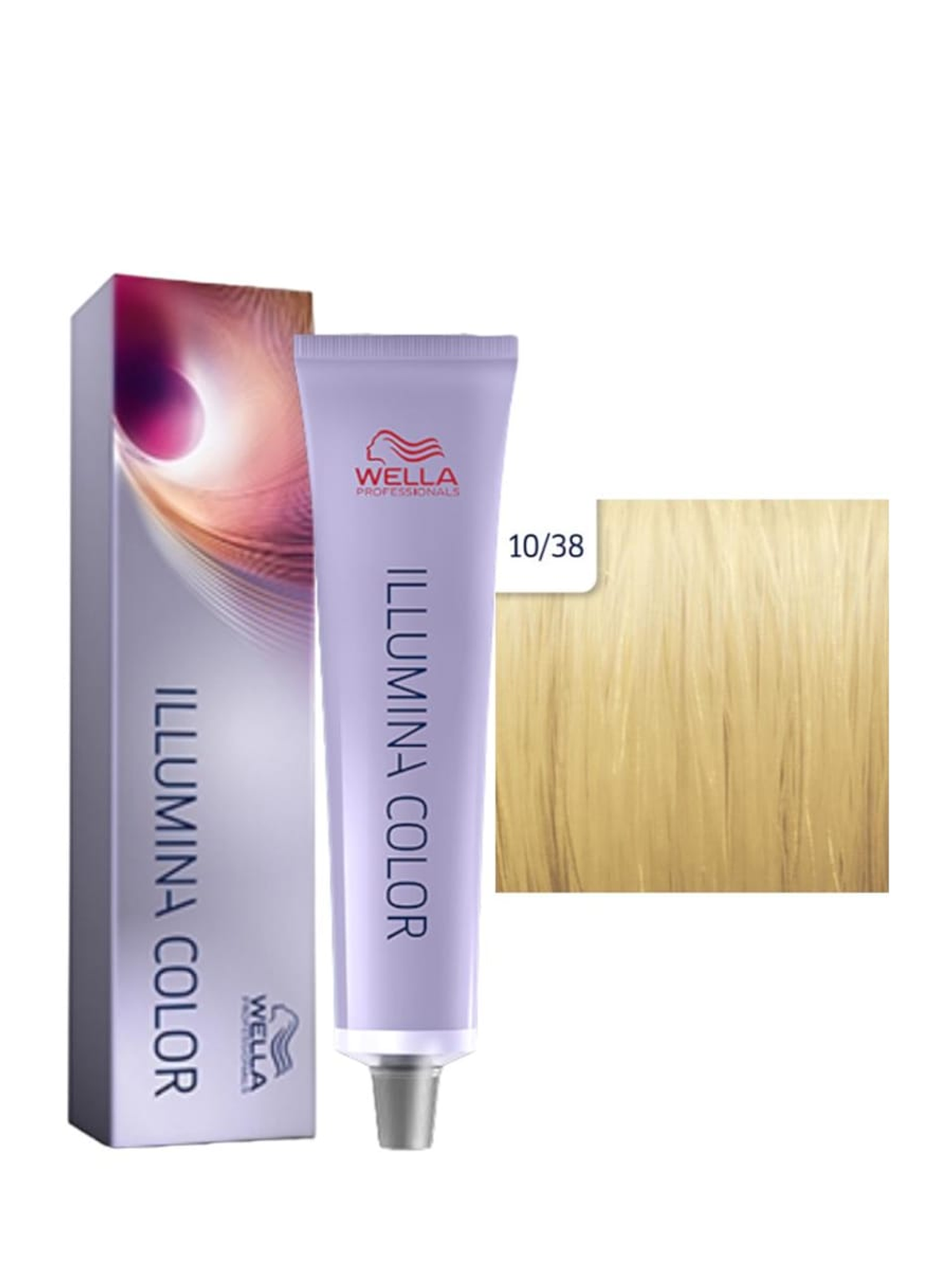 Wella Illumina Color 10/38 Rubio Ultra Claro Dorado Perla 60ml 1