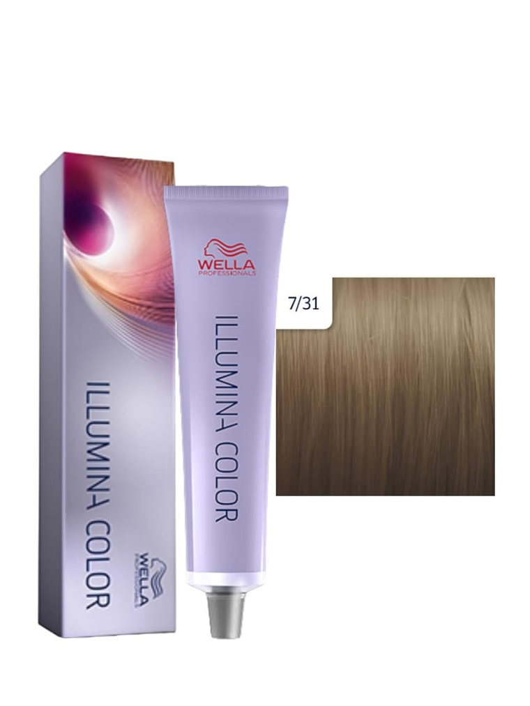 Wella Illumina Color 7/31 Rubio Mediano Dorado Ceniza 60ml 1