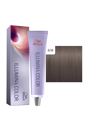 Wella Illumina Color 6/16 Rubio Oscuro Ceniza Violeta 60ml