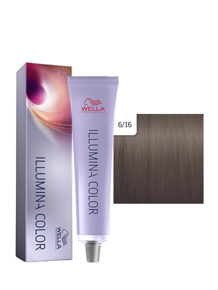 Wella Illumina Color 6/16 Rubio Oscuro Ceniza Violeta 60ml 1