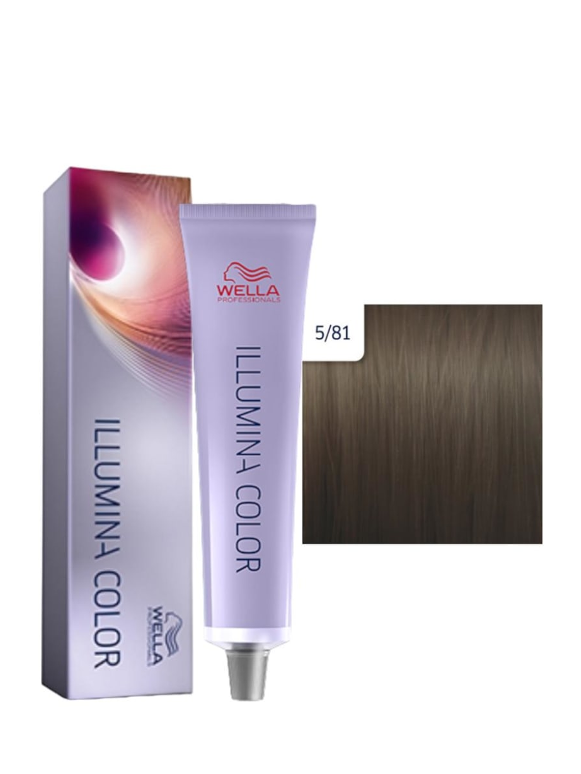 Wella Illumina Color 5/81 Castaño Claro Perla Ceniza 60ml 1