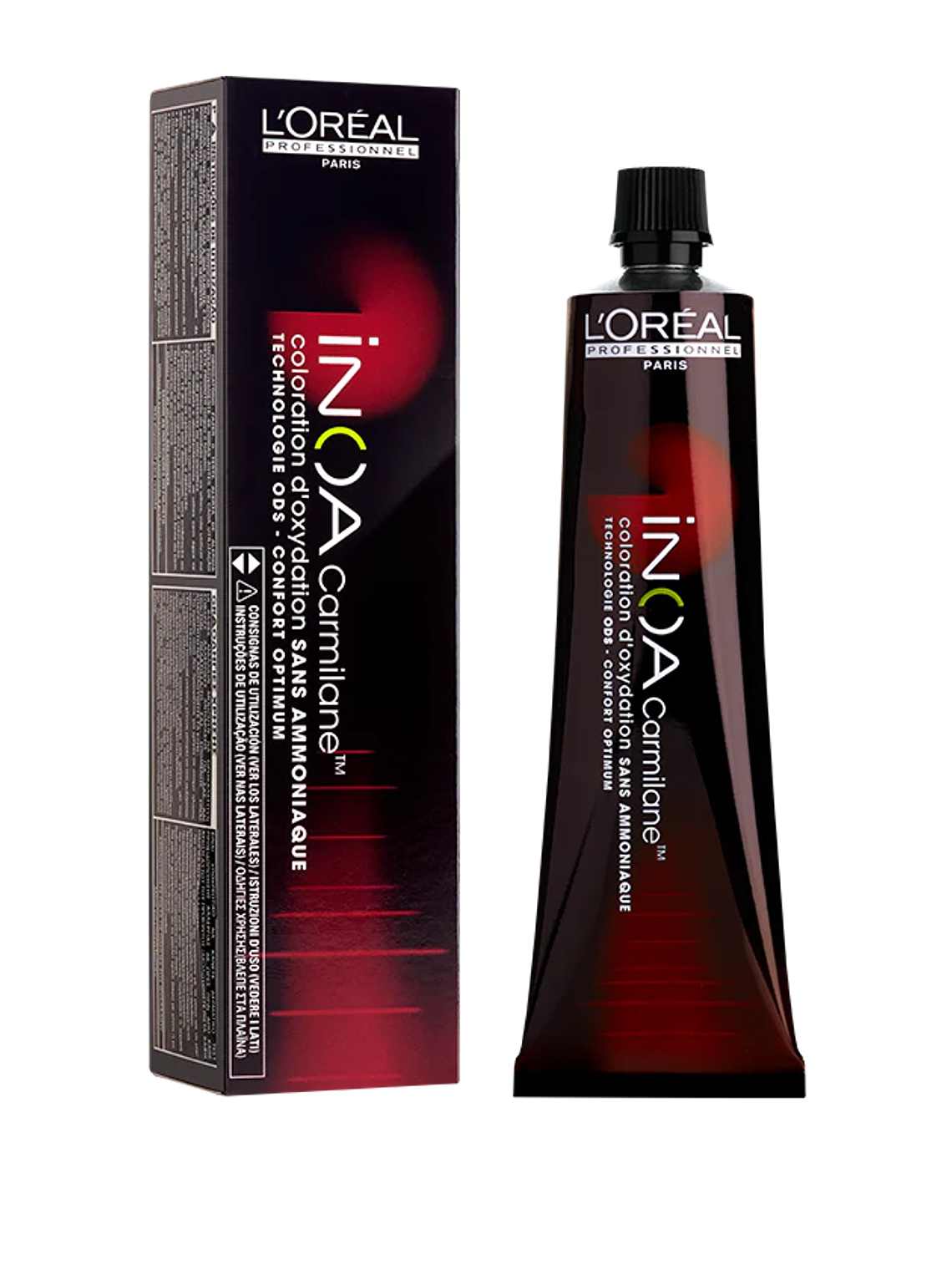 L'Oréal Professionnel Inoa 6.66 Carmilane Permanent Hair Dye 60g 1