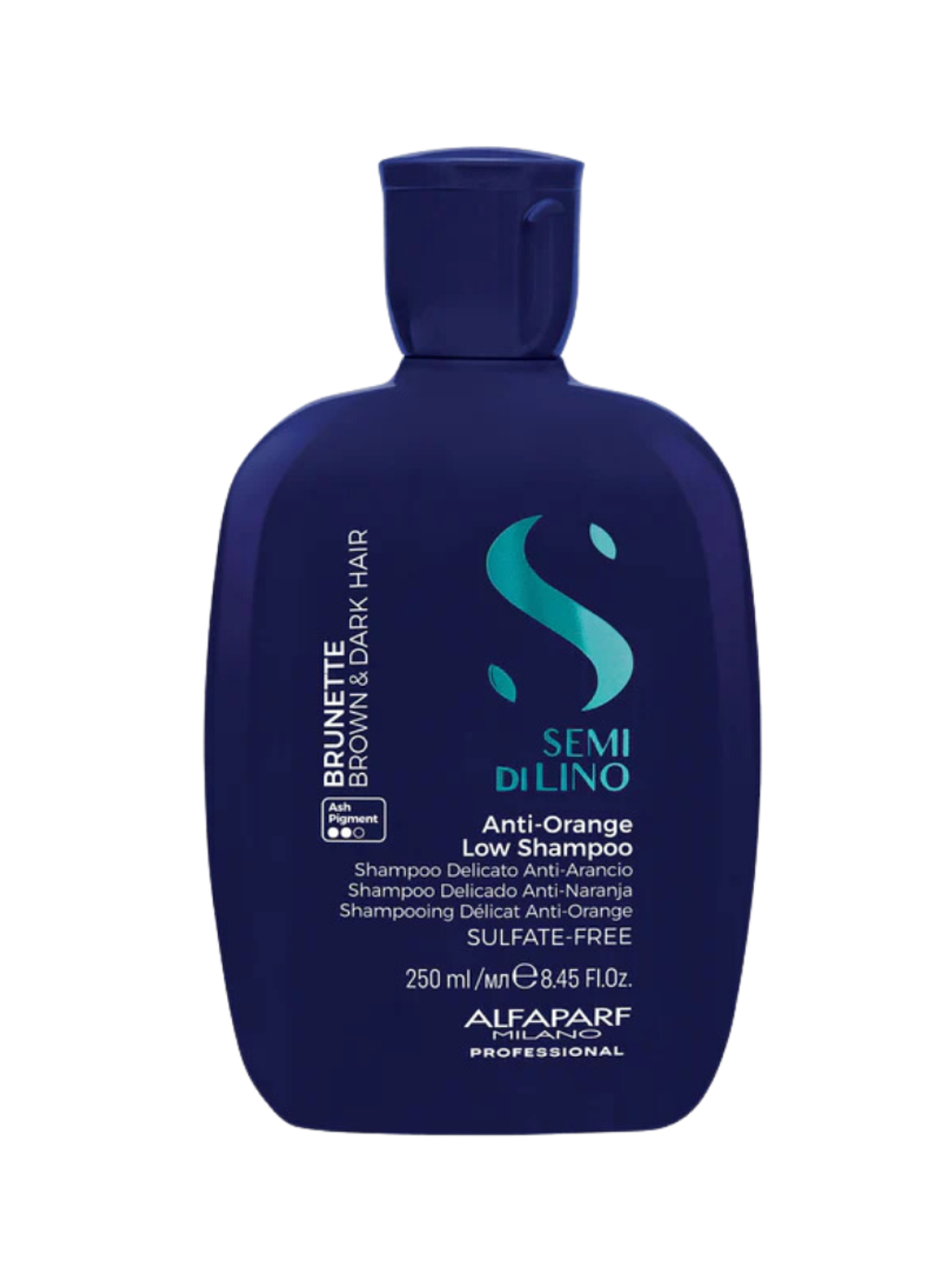 Alfaparf Professional Semi Di Lino Brunette Anti-Orange Low Shampoo 250ml 1