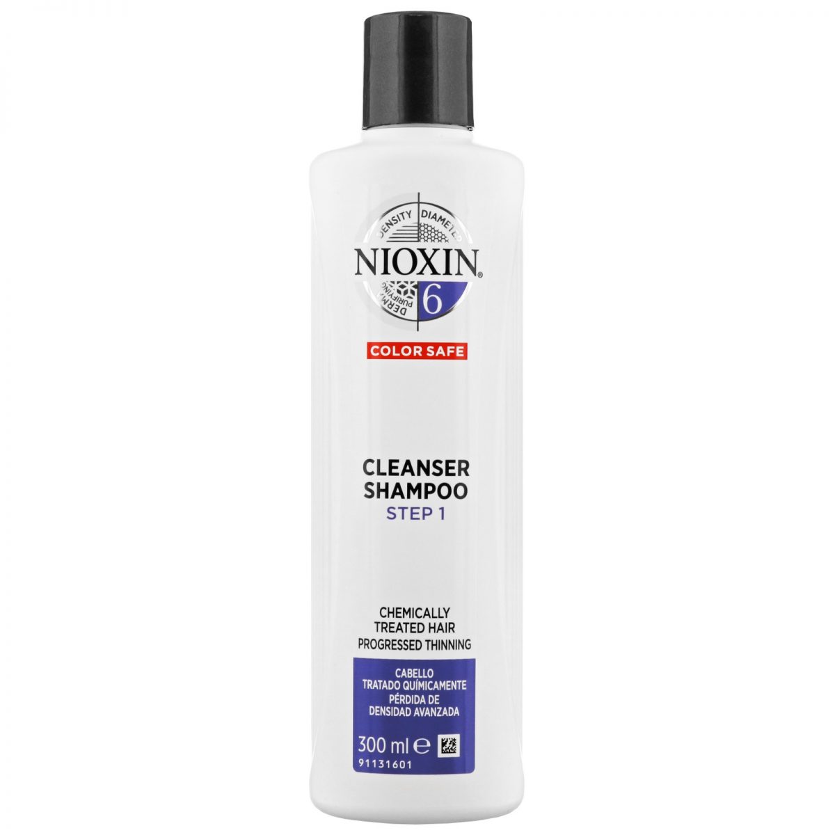Nioxin 6 Shampoo Densificador 300ml 1