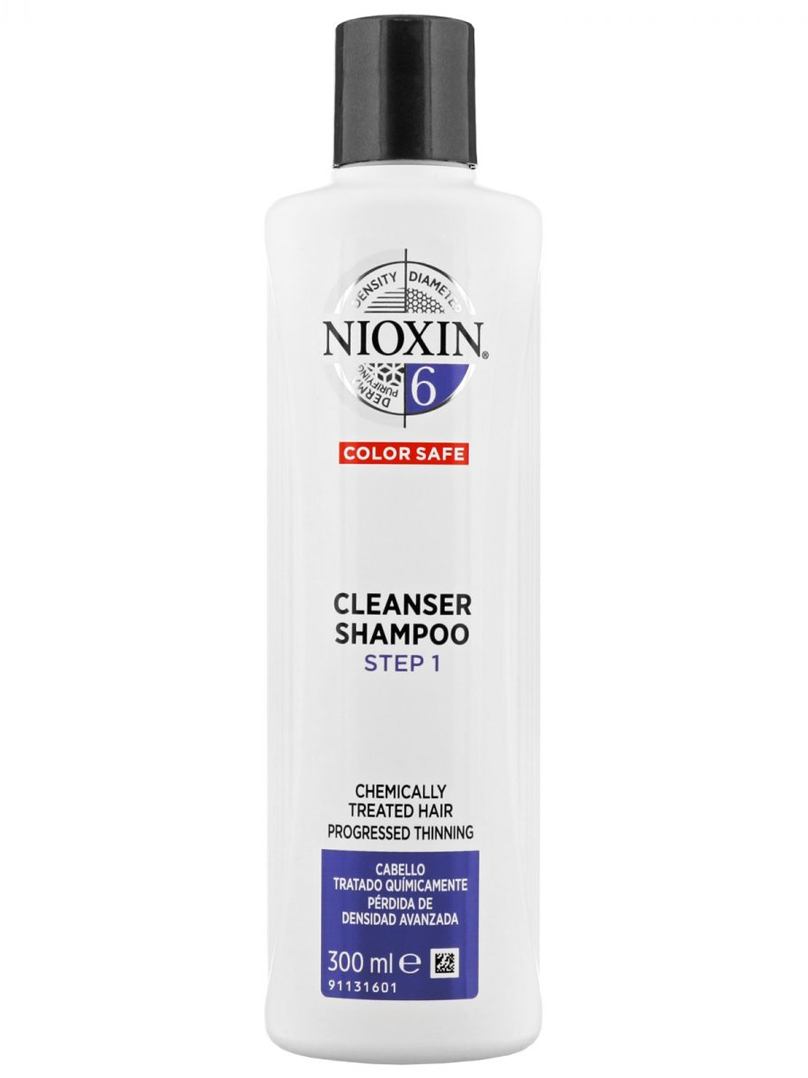 Nioxin 6 Shampoo Densificador 300ml 1