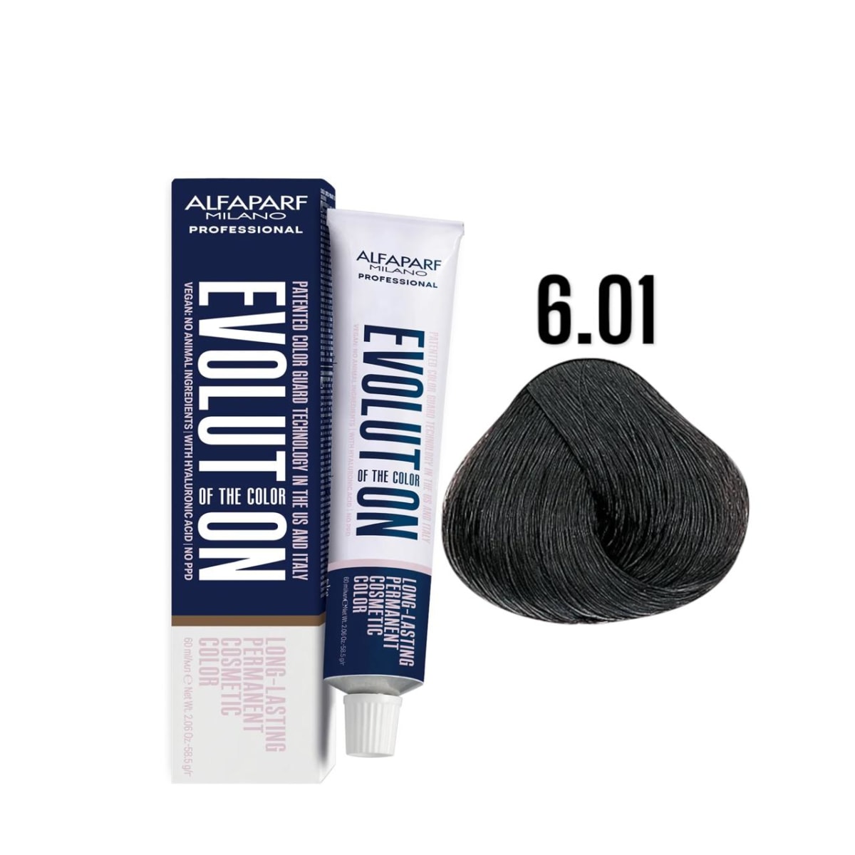 Alfaparf Evolution 6.01 Rubio Oscuro Nacré 60ml 1