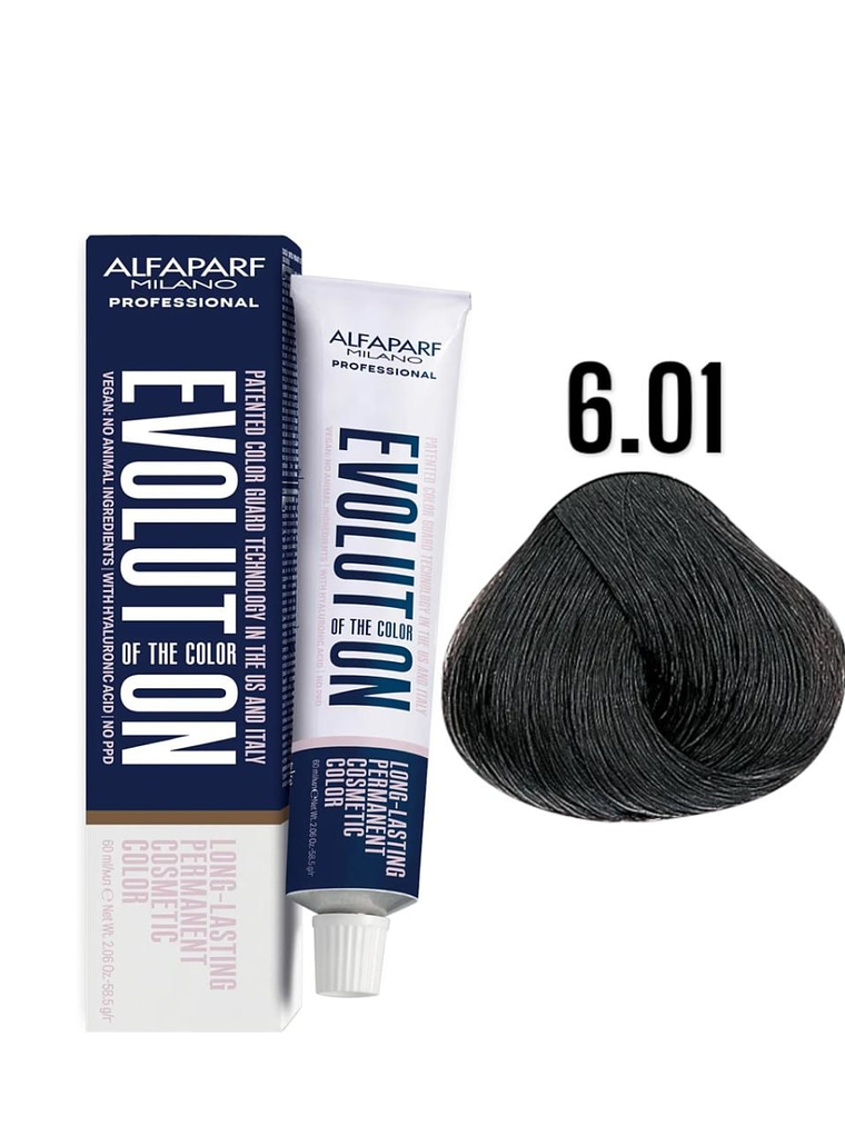 Alfaparf Evolution 6.01 Rubio Oscuro Nacré 60ml 1