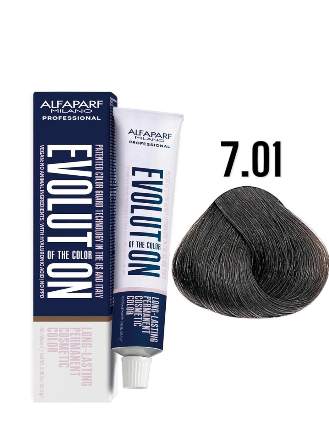 Alfaparf Evolution 7.01 Rubio Medio Nacré 60ml 1
