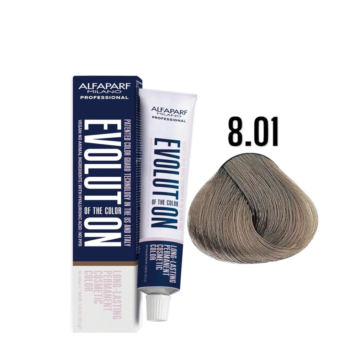 Alfaparf Evolution 8.01 Rubio Claro Nacré 60ml 1