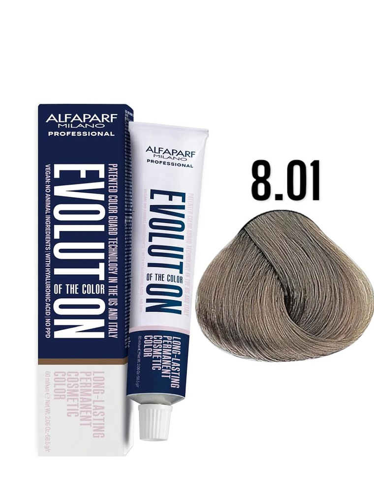 Alfaparf Evolution 8.01 Rubio Claro Nacré 60ml 1