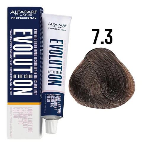 Alfaparf Evolution 7.3 Rubio Medio Dorado 60 ml