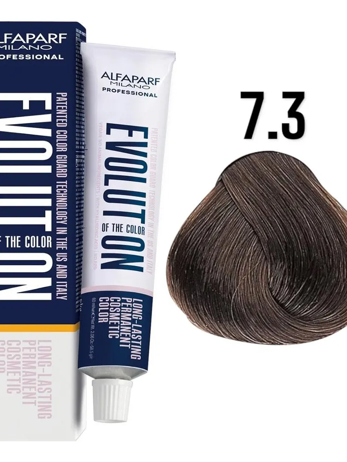 Alfaparf Evolution 7.3 Rubio Medio Dorado 60 ml 1