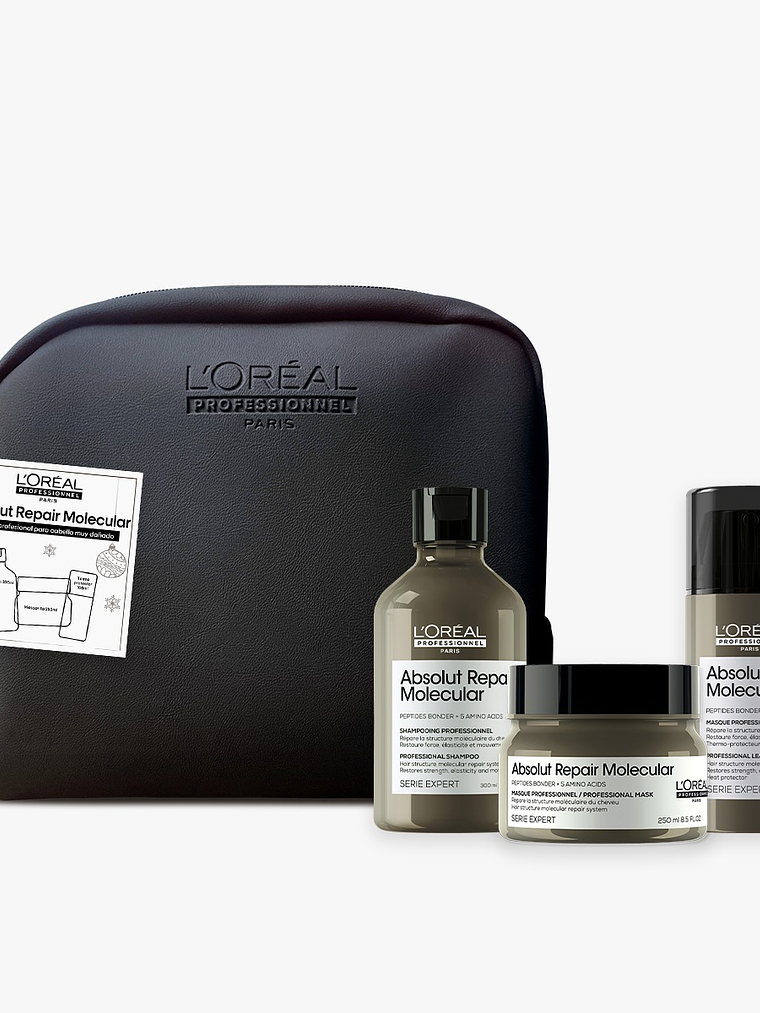 Pack Loreal Professionnel Absolut Repair Molecular Shampoo 300ml + Acondicionador 200ml + Mascarilla 250ml 1