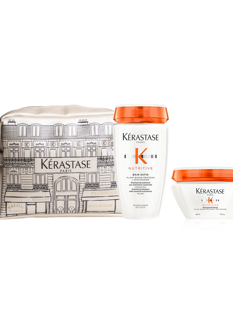 Pack Kérastase Nutritive Para Cabello Seco Shampoo 250ml + Mascarilla 200ml 1