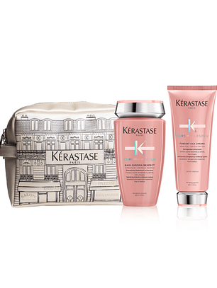 Pack Kérastase Chroma Absolu Para Cabello Teñido Shampoo 250ml + Fondant 200ml