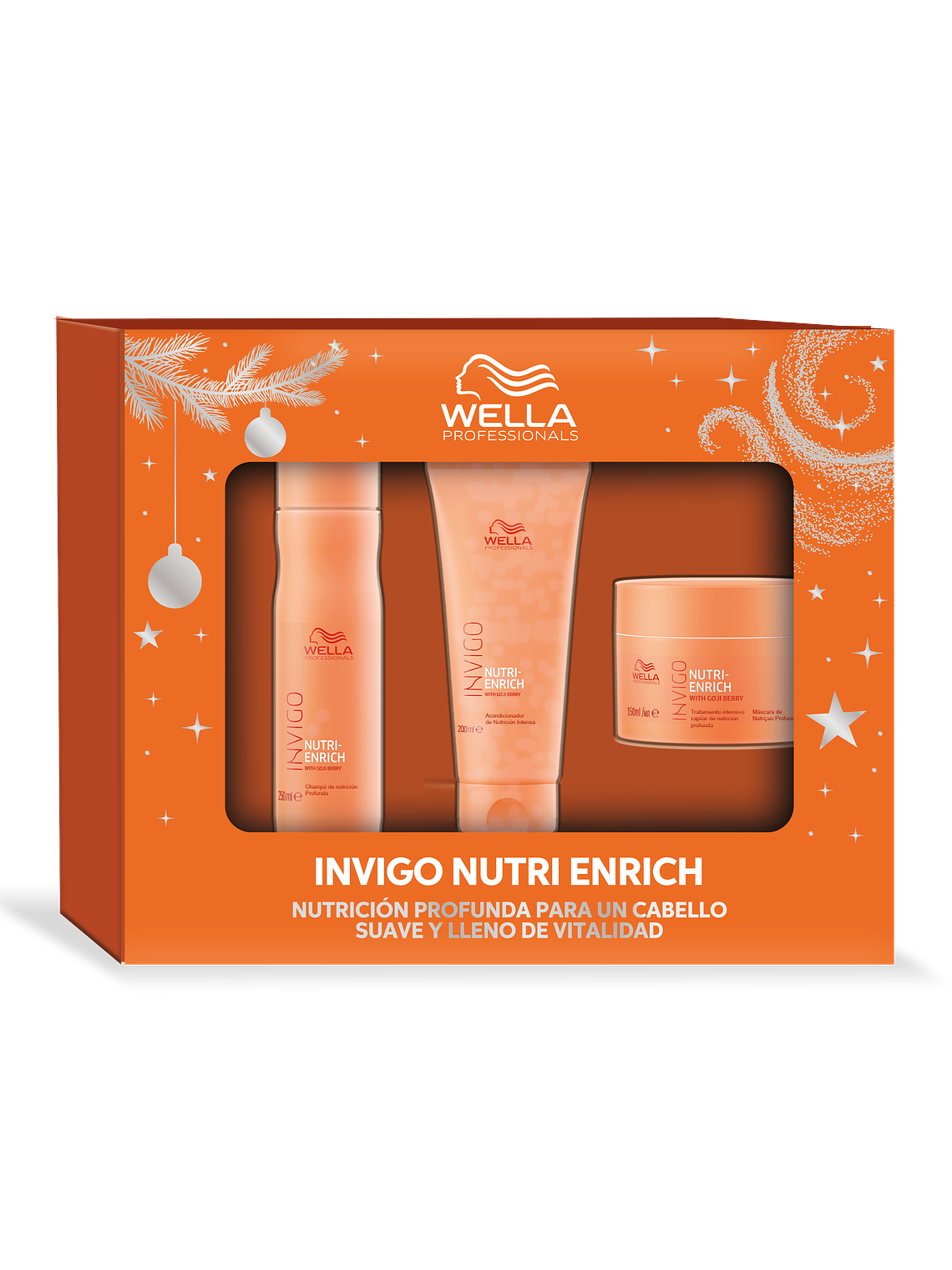 Pack Wella Invigo Nutri-Enrich Shampoo 250ml + Acondicionador 200ml + Mascarilla 150ml 1