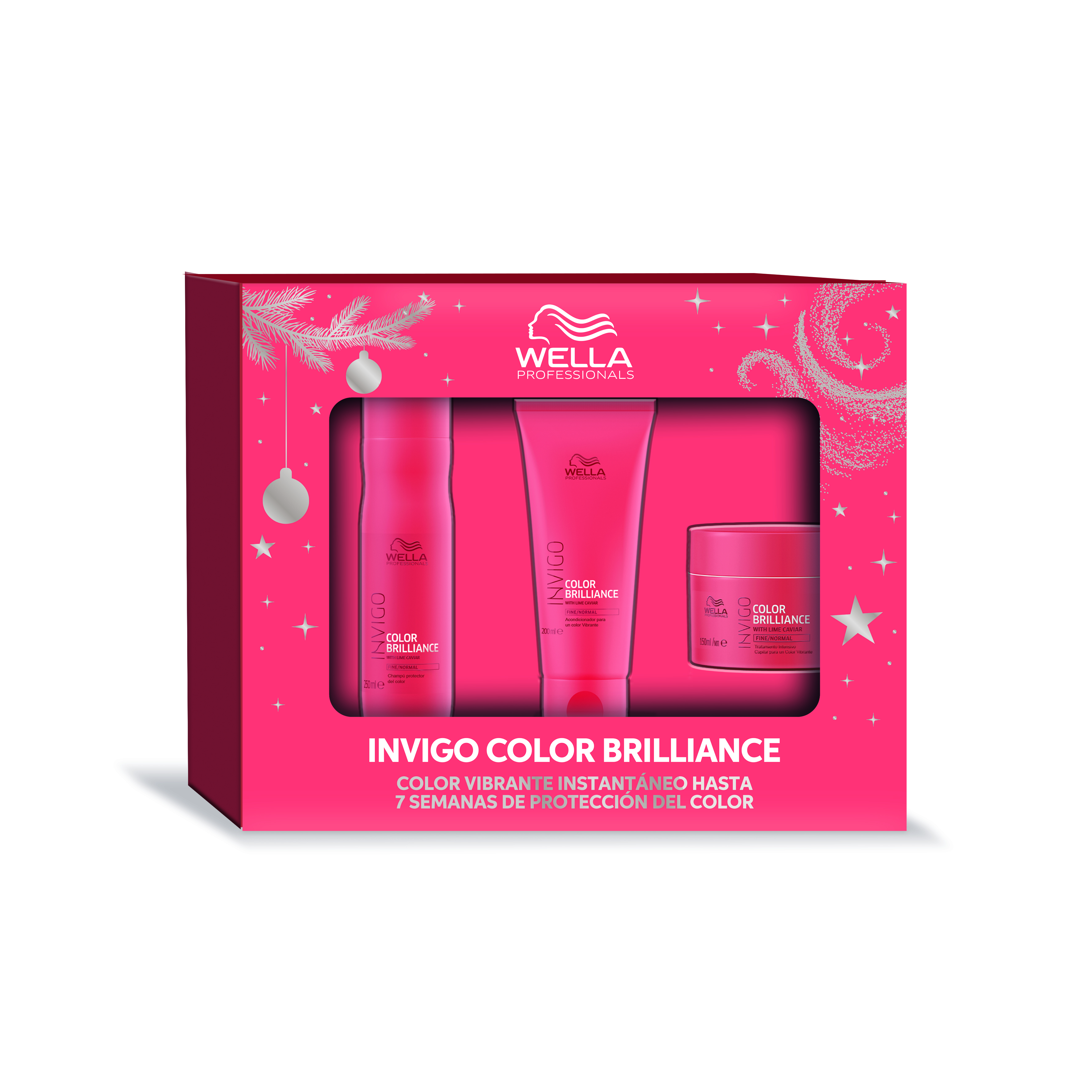 Pack Wella Invigo Color Brilliance Shampoo 250ml + Acondicionador 200ml + Mascarilla 150ml 1