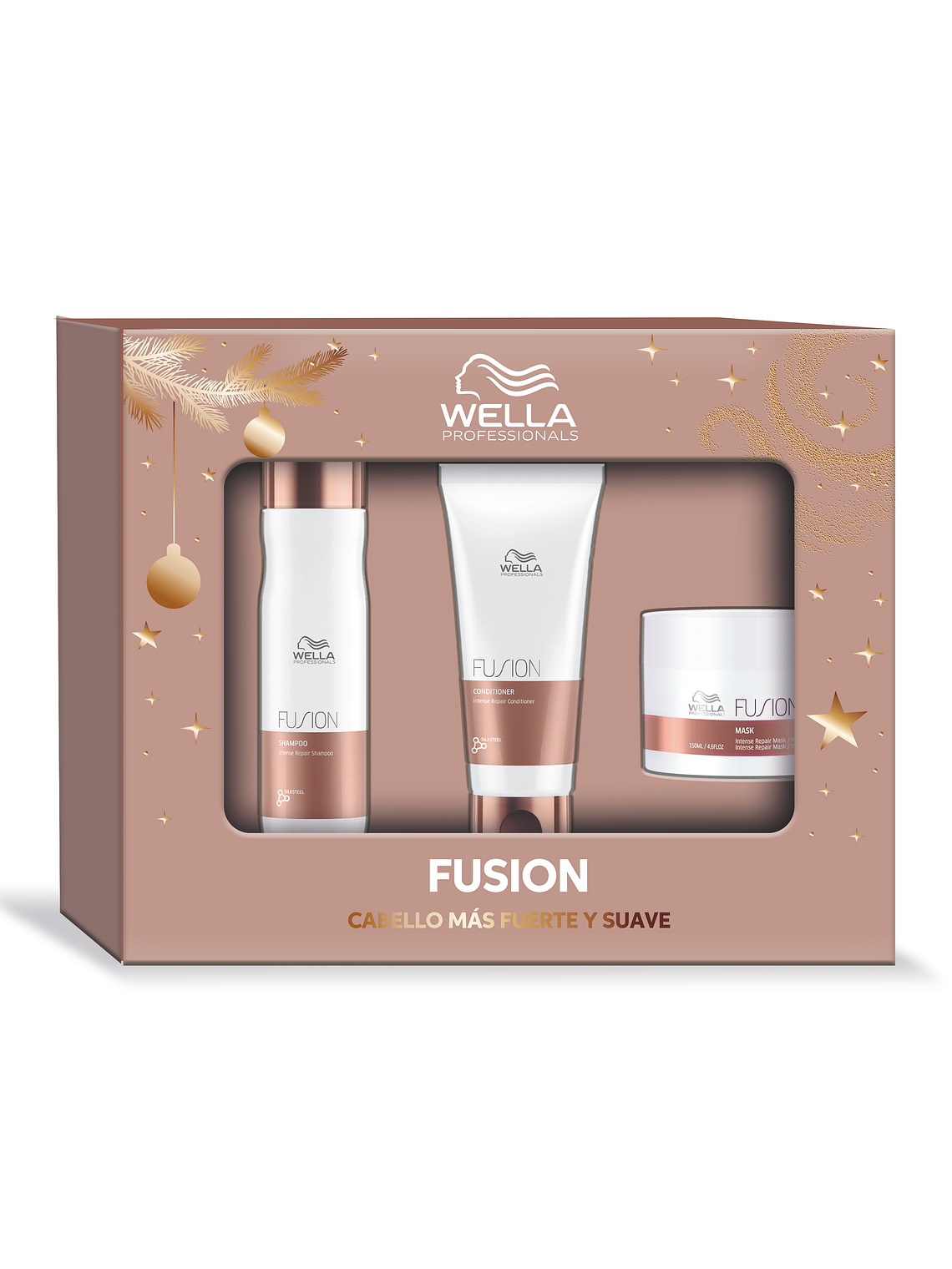 Pack Wella Fusion Shampoo 250ml + Acondicionador 200ml + Mascarilla 150ml 1