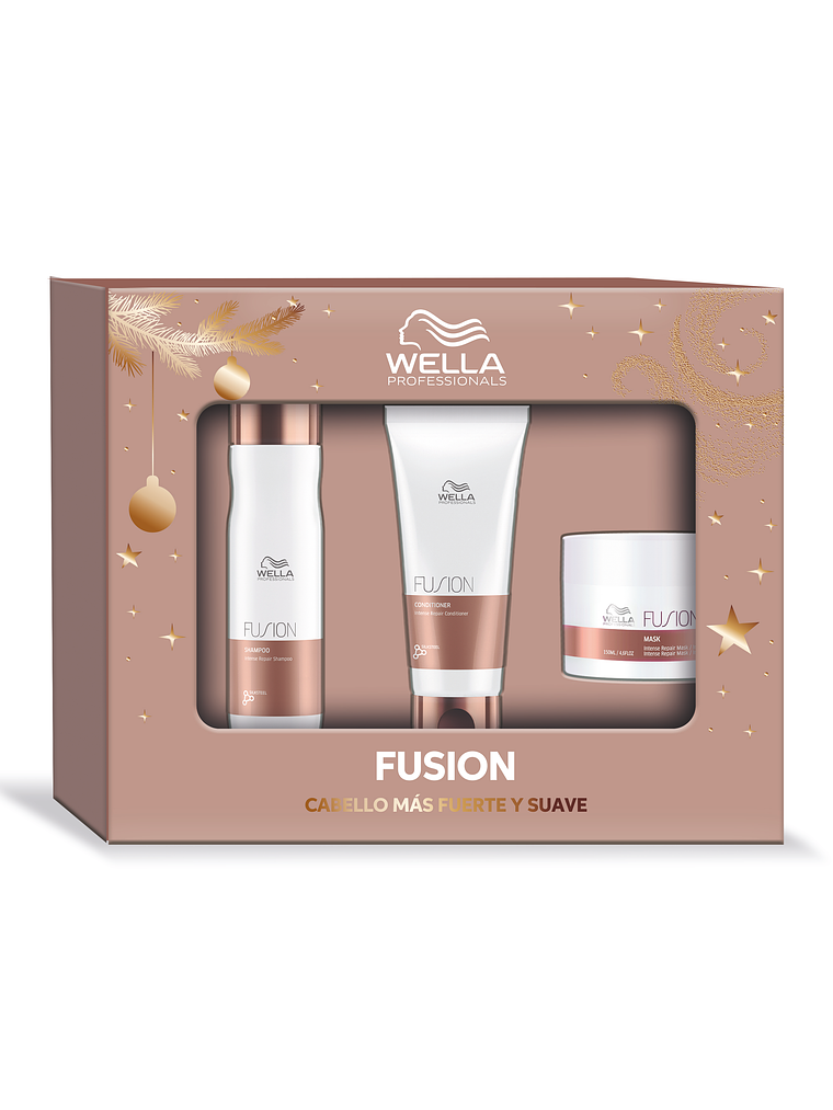 Pack Wella Fusion Shampoo 250ml + Acondicionador 200ml + Mascarilla 150ml 1