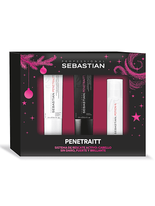 Pack Sebastian Professional Penetraitt Shampoo 250ml + Acondicionador 250ml + Potion 9 150ml