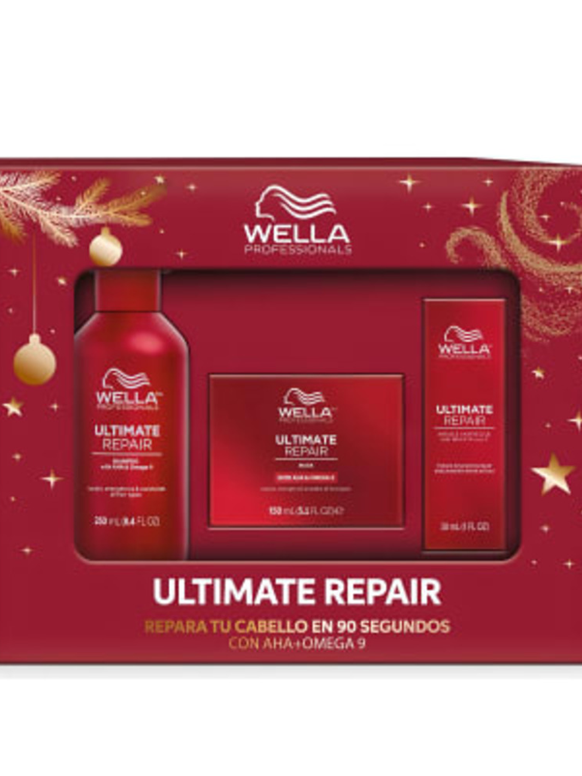 Wella Ultimate Repair Pack Shampoo 250 ml +Mask 150 ml + Miracle Hair Rescue 30 ml 1