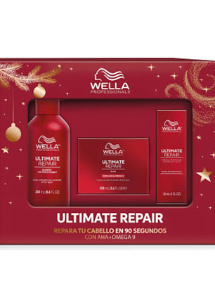 Wella Ultimate Repair Pack Shampoo 250 ml +Mask 150 ml + Miracle Hair Rescue 30 ml