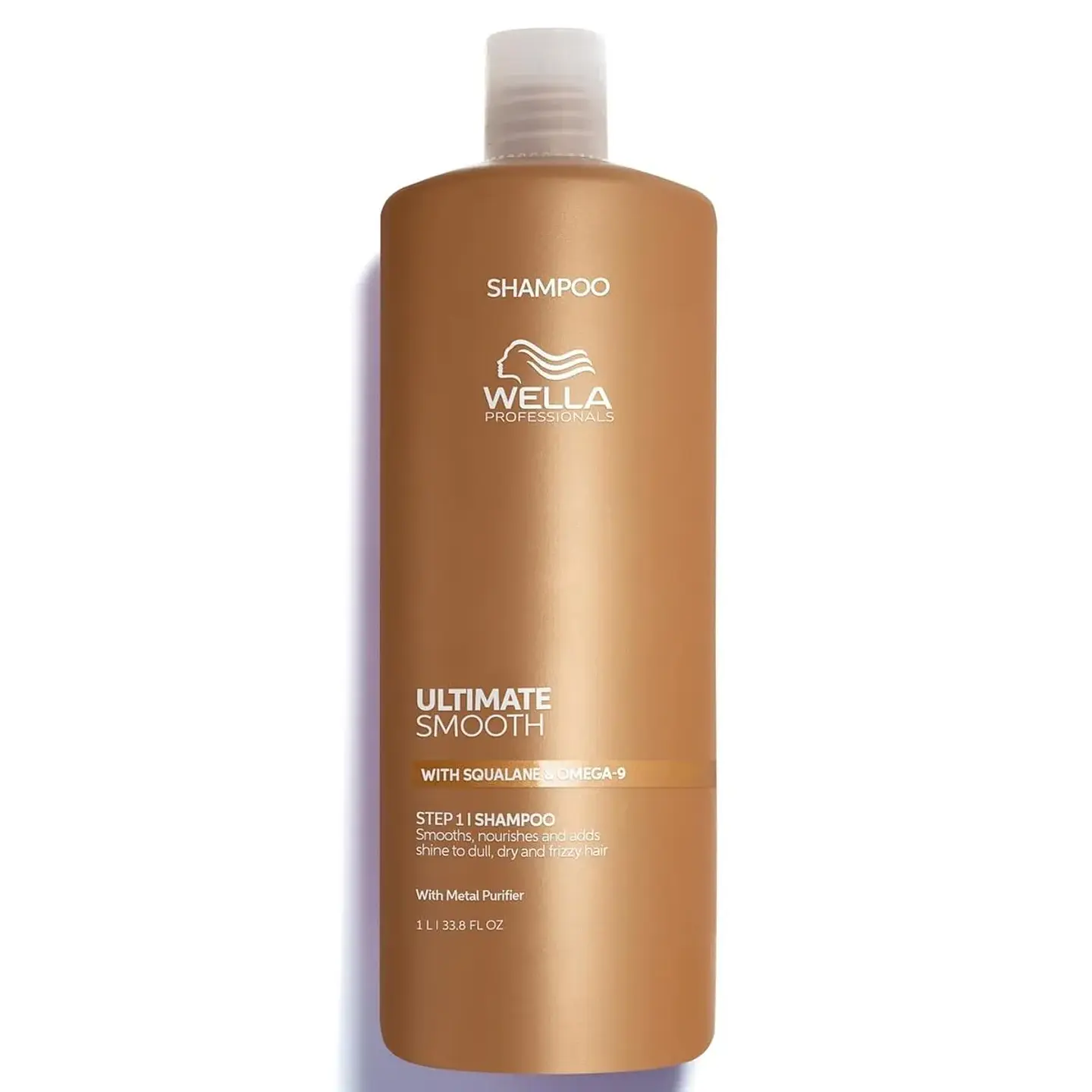 Shampoo 1000ml para Cabello Seco Ultimate Smooth Wella  1